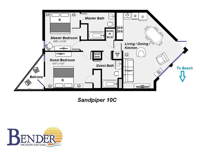 Sandpiper 10c Gulf Shores
